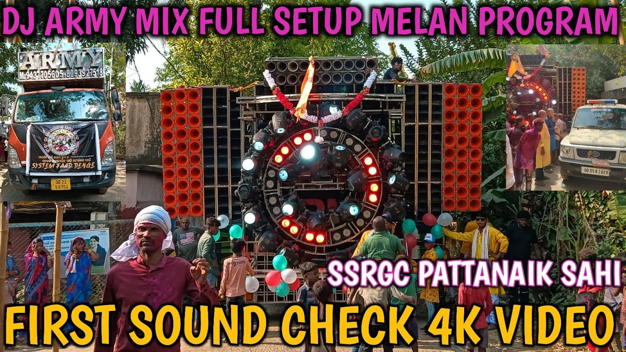 DJ ARMY MIX TIHIDI BHADRAK ||SSRGC PATTANAIK SAHI MELAN PROGRAM ||FULL SETUP 2025 ||DDM