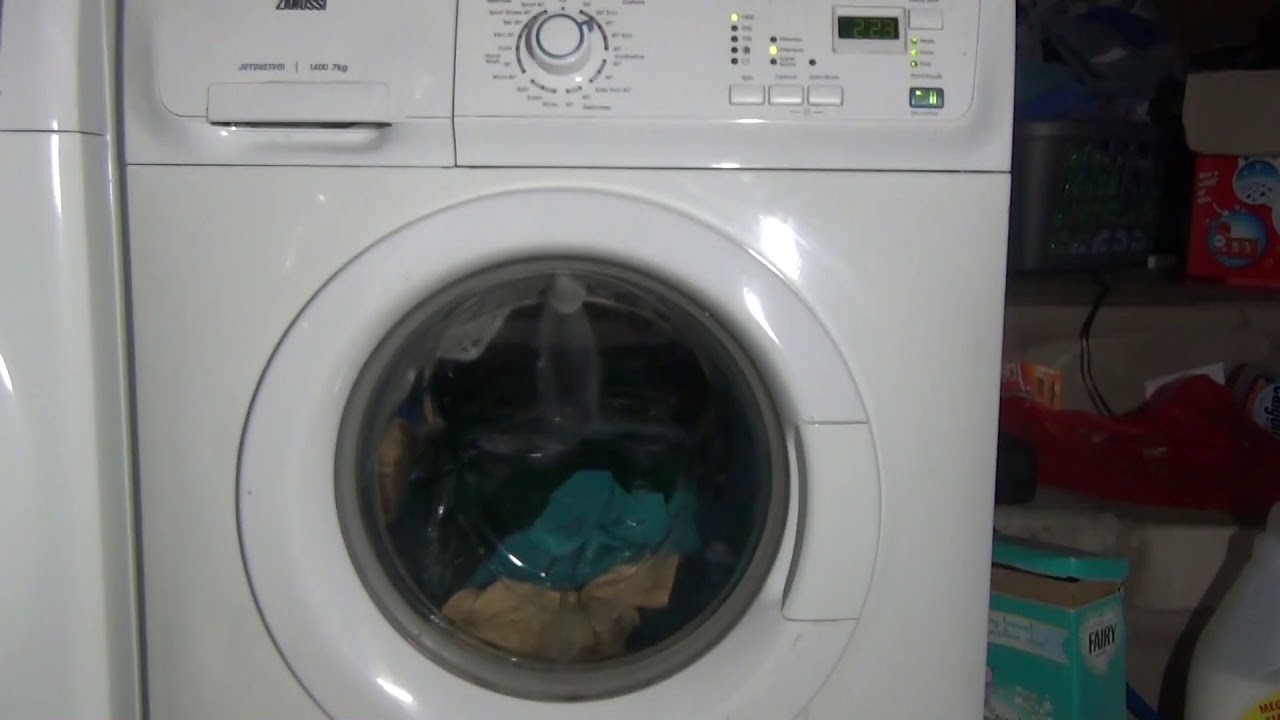 Zanussi Jetsystem ZWF14380 :   Cotton 60'c + Intensive