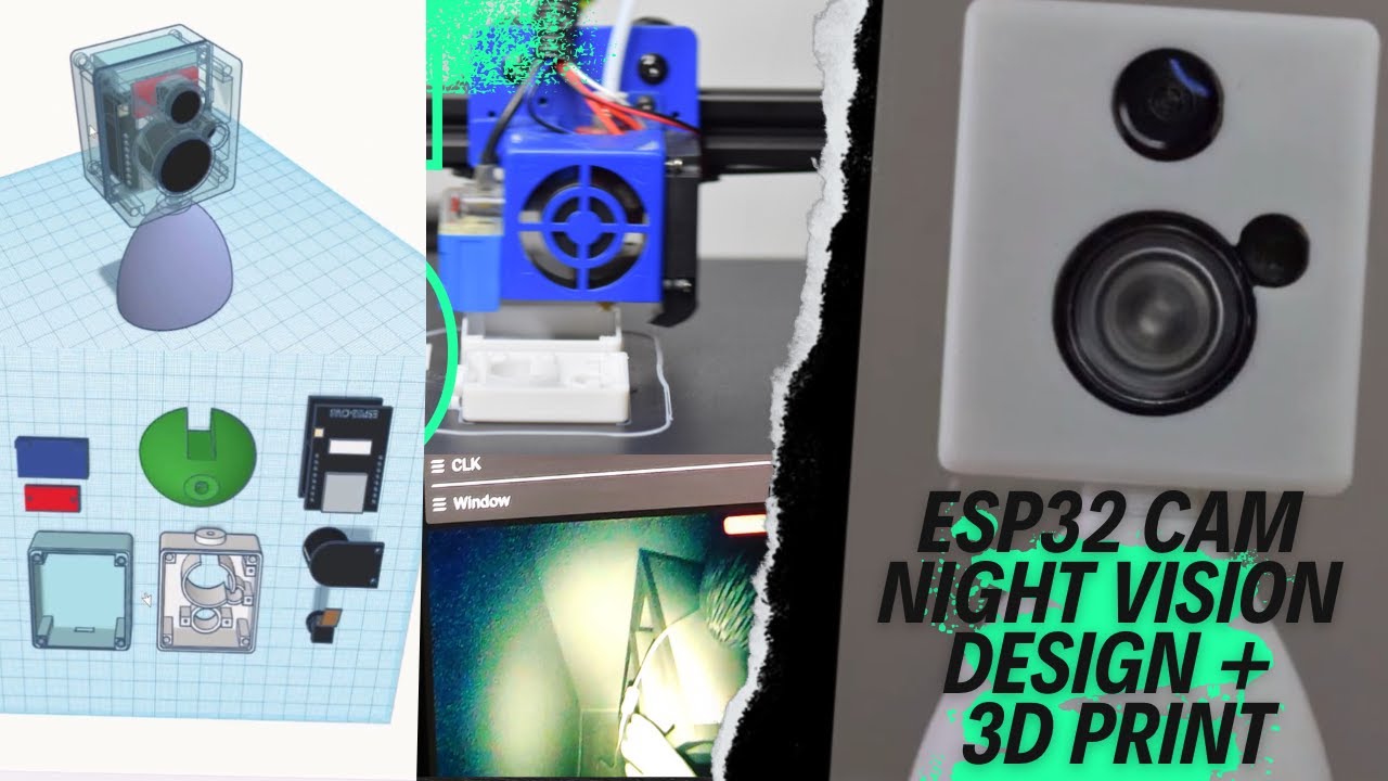 Step-by-Step: Designing a Custom Enclosure for ESP32 Night Vision Camera