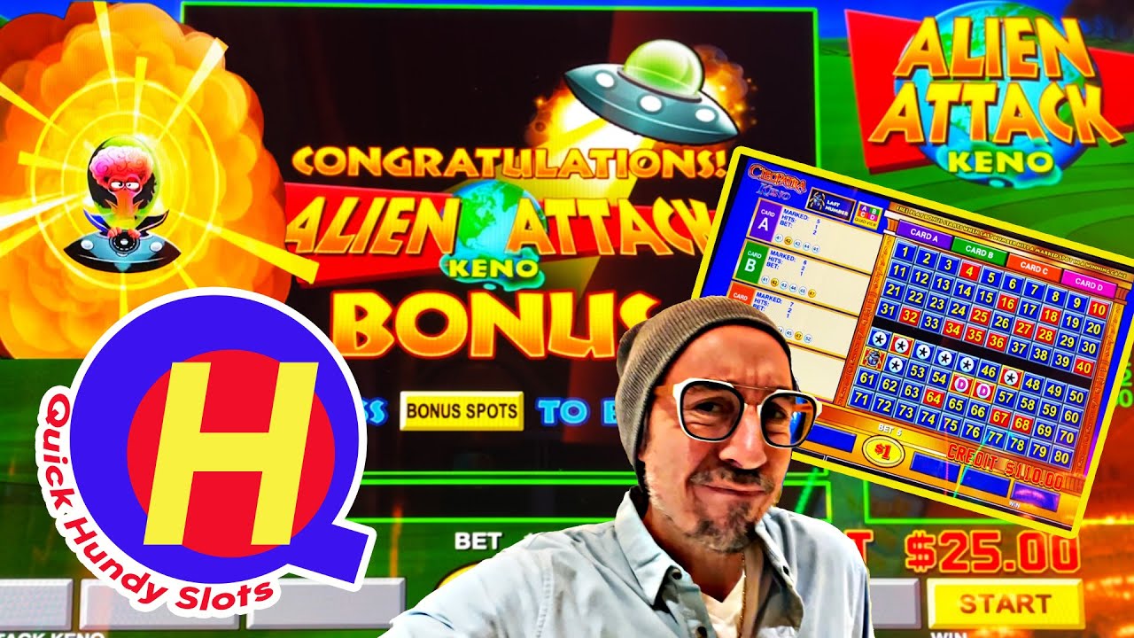 Alien Attack KENO Invades Our Bankroll at Bellagio!