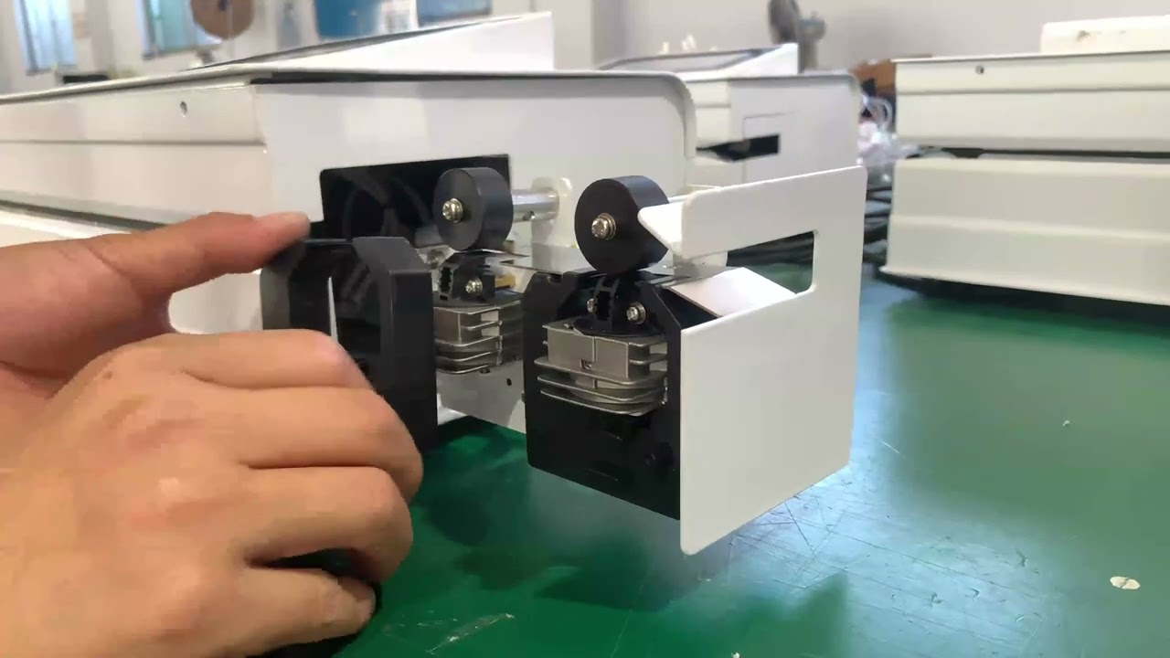 How to replace ink cartridge for rotary heat sealer printer?