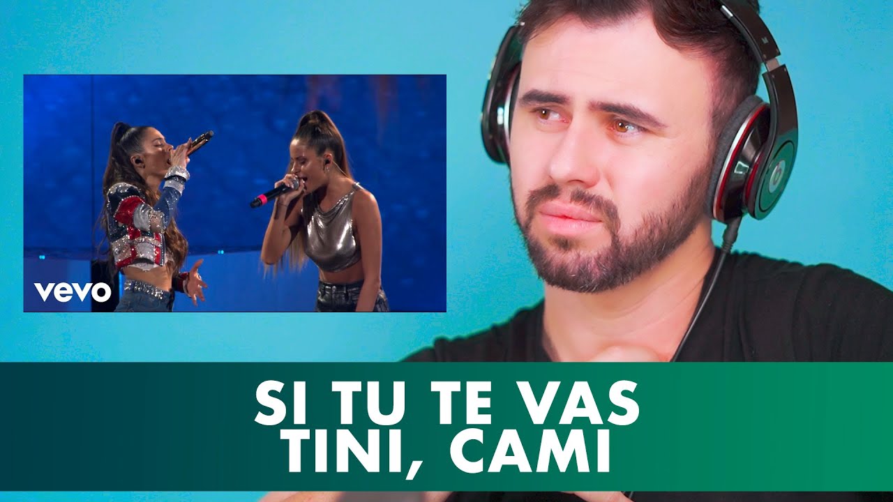 (Reação/Rápida)TINI, CAMI - Si Tu Te Vas (Live - Quiero Volver Tour Luna Park)