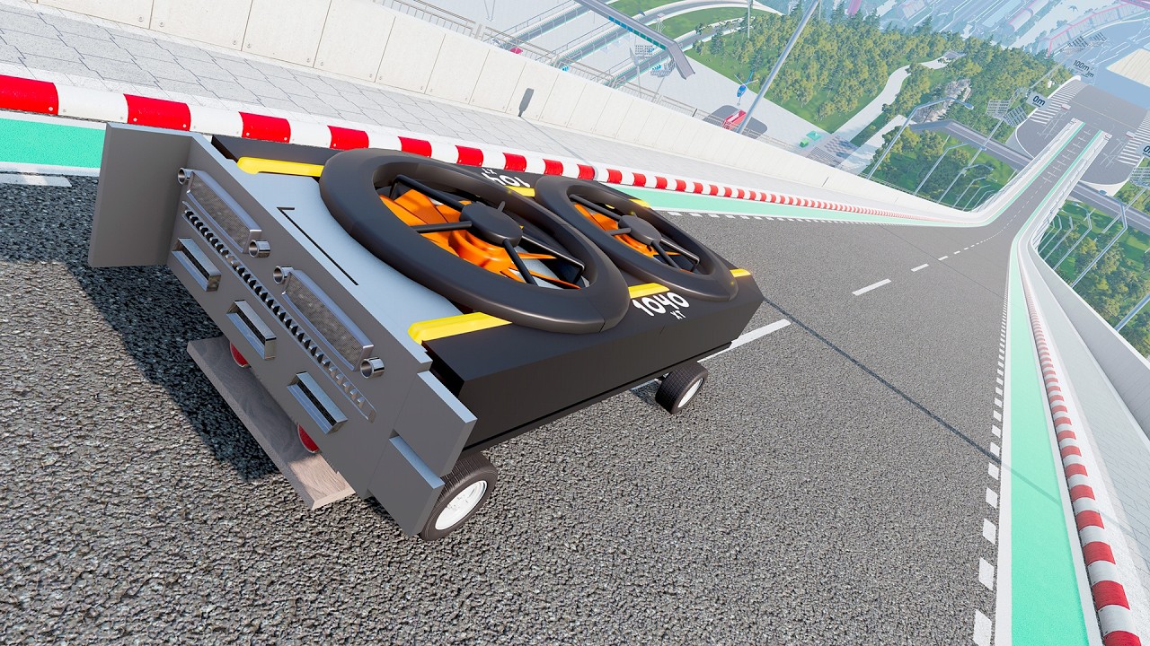 Which Automation Mod Can Fly The Furthest On The NEW Car Jump Arena? PART 60 - BeamNG Drive Mods