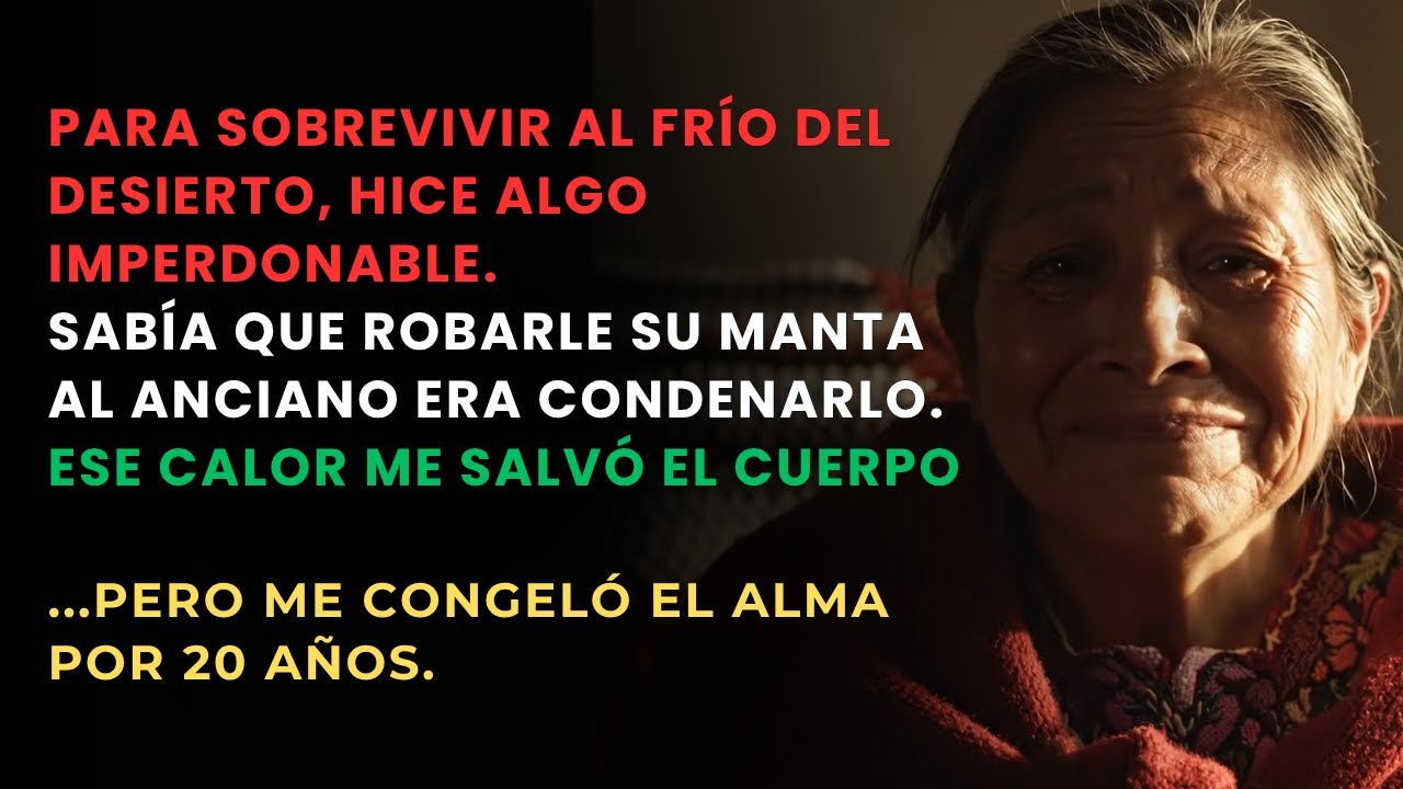 LE ROBÉ SU ÚNICA MANTA A UN ANCIANO PARA SOBREVIVIR. 20 AÑOS DESPUÉS, DESCUBRÍ SU VERDADERO SECRETO
