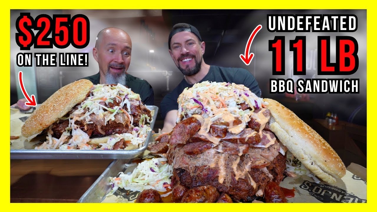UNDEFEATED FOR 6 YEARS: I ATTEMPTED THE 11LB BBQ SANDWICH CHALLENGE!
