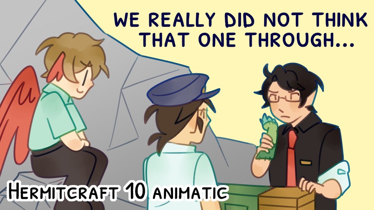 The permit office in a nutshell - Hermitcraft 10 animatic
