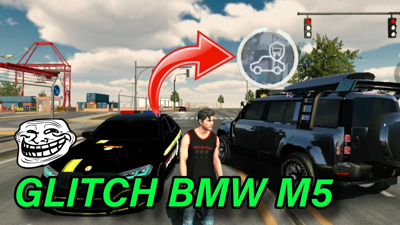 Funny 🤣 roleplay trading my glitch Bmw M5 f90 in Car Parking Multiplayer