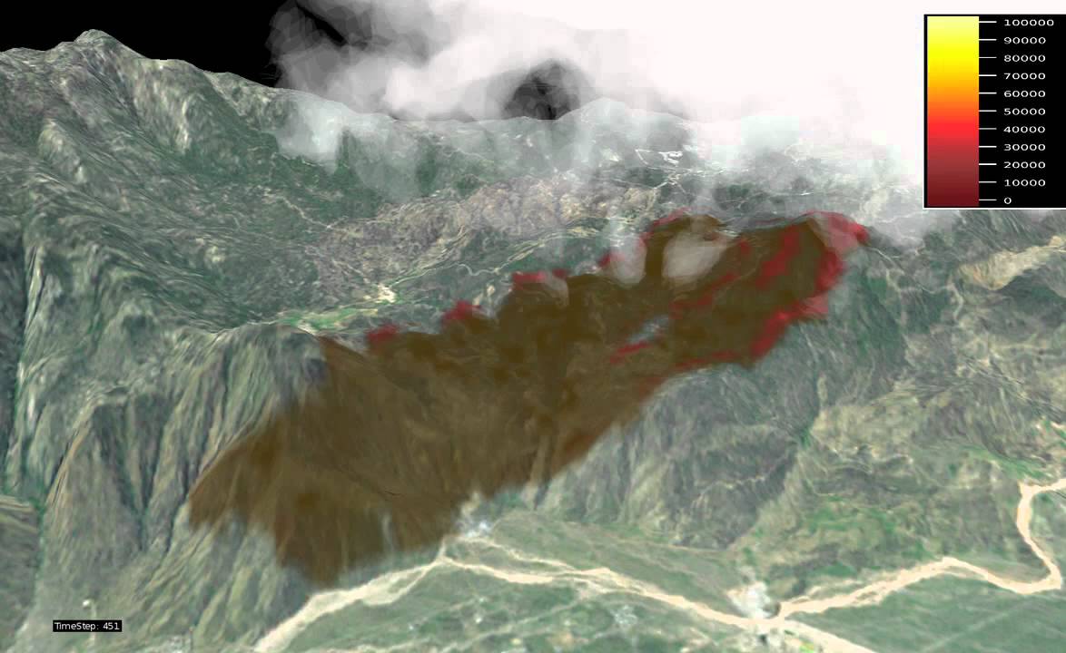 Esperanza Wildfire - Scientific Visualization