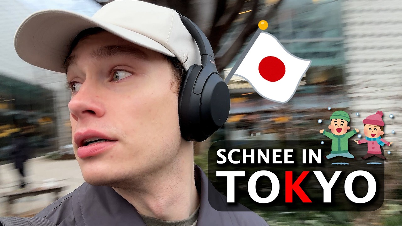 Schnee in Tokyo! (...aber ich bin krank)