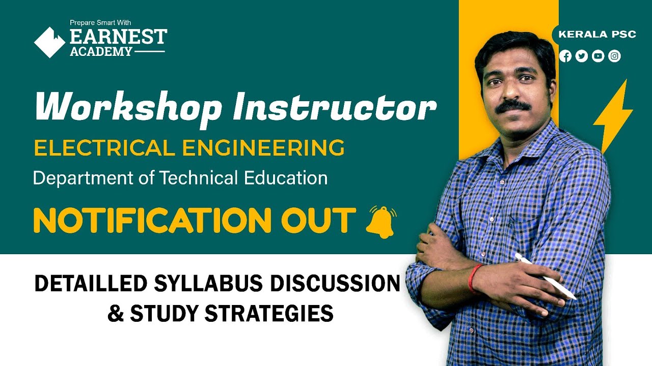 WORKSHOP INSTRUCTOR ELECTRICAL|DEMONSTRATOR|  DETAILLED SYLLABUS DISCUSSION |PREVIOUS EXAM ANALYSIS