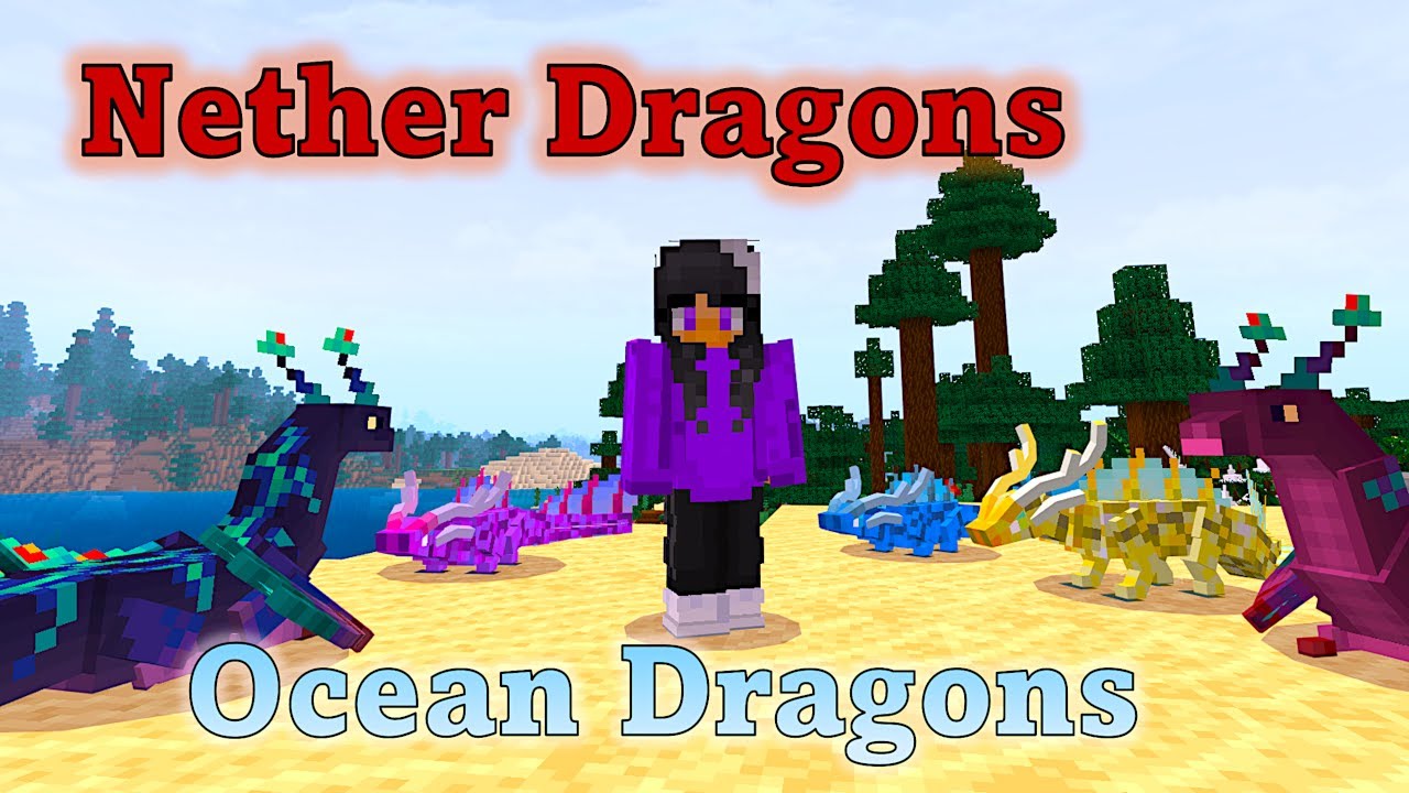 Dragons! Biomes: Dragons in the Ocean, Dragons in the Nether