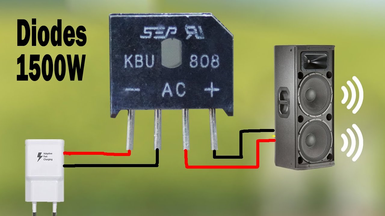 DIY Powerful Ultra Bass Amplifier With Bridge Diodes, No IC , Simple Circuit