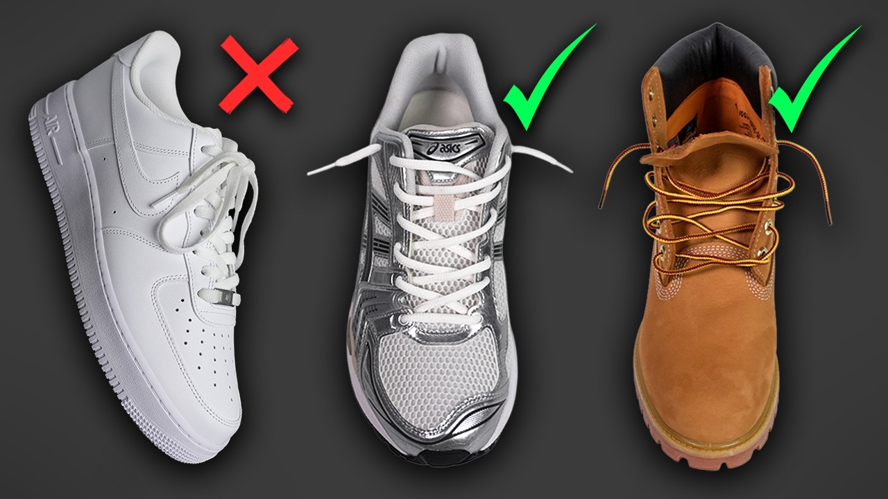 Sneaker richtig schn&uuml;ren - Nike, Asics, Timberland