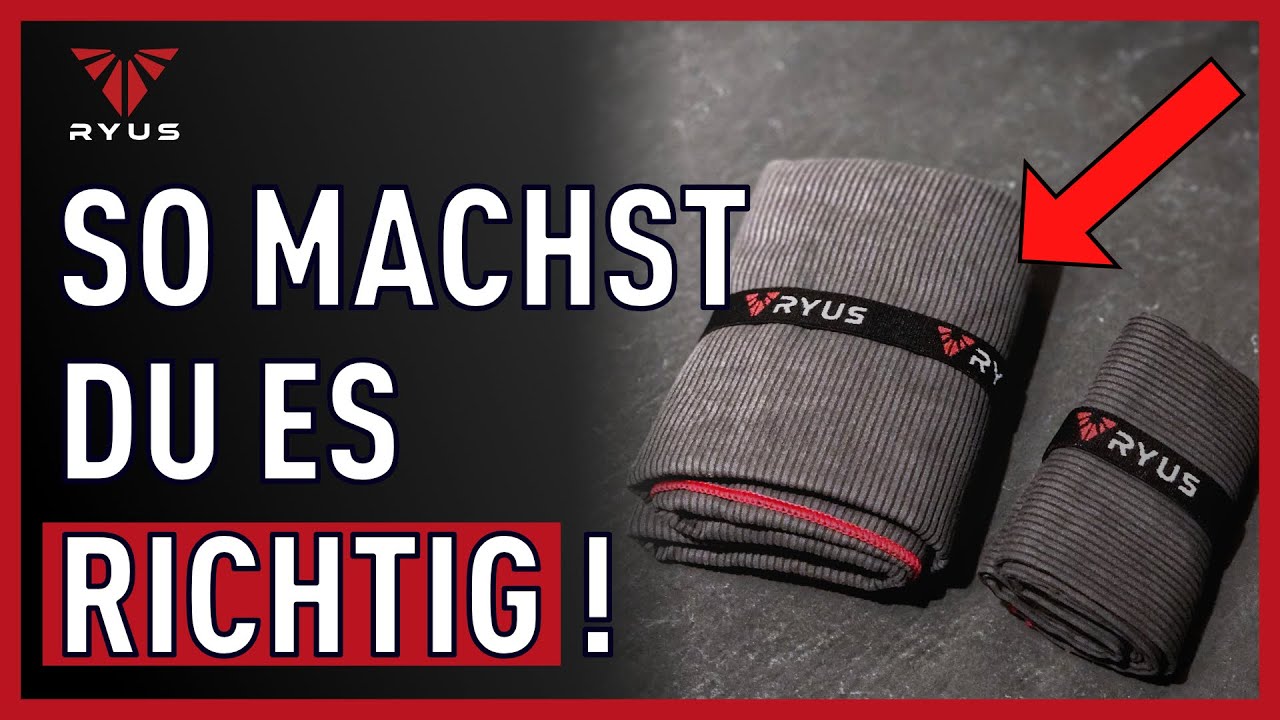 Mikrofaser Handtuch Richtig Falten ✅ [RYUS // UltraDry]