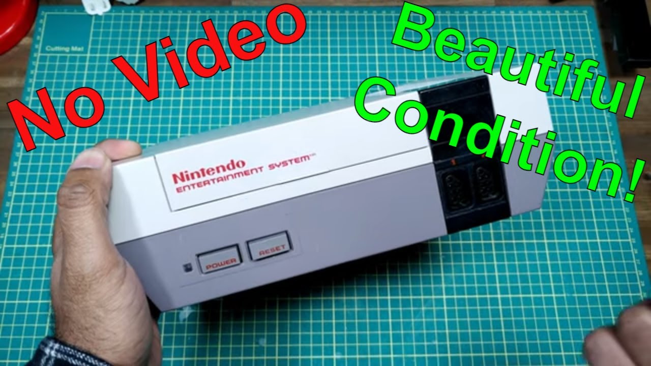 Repair Attempt: Original NES (Nintendo Entertainment System) That Woke Up In a Bathtub Full Of Ice