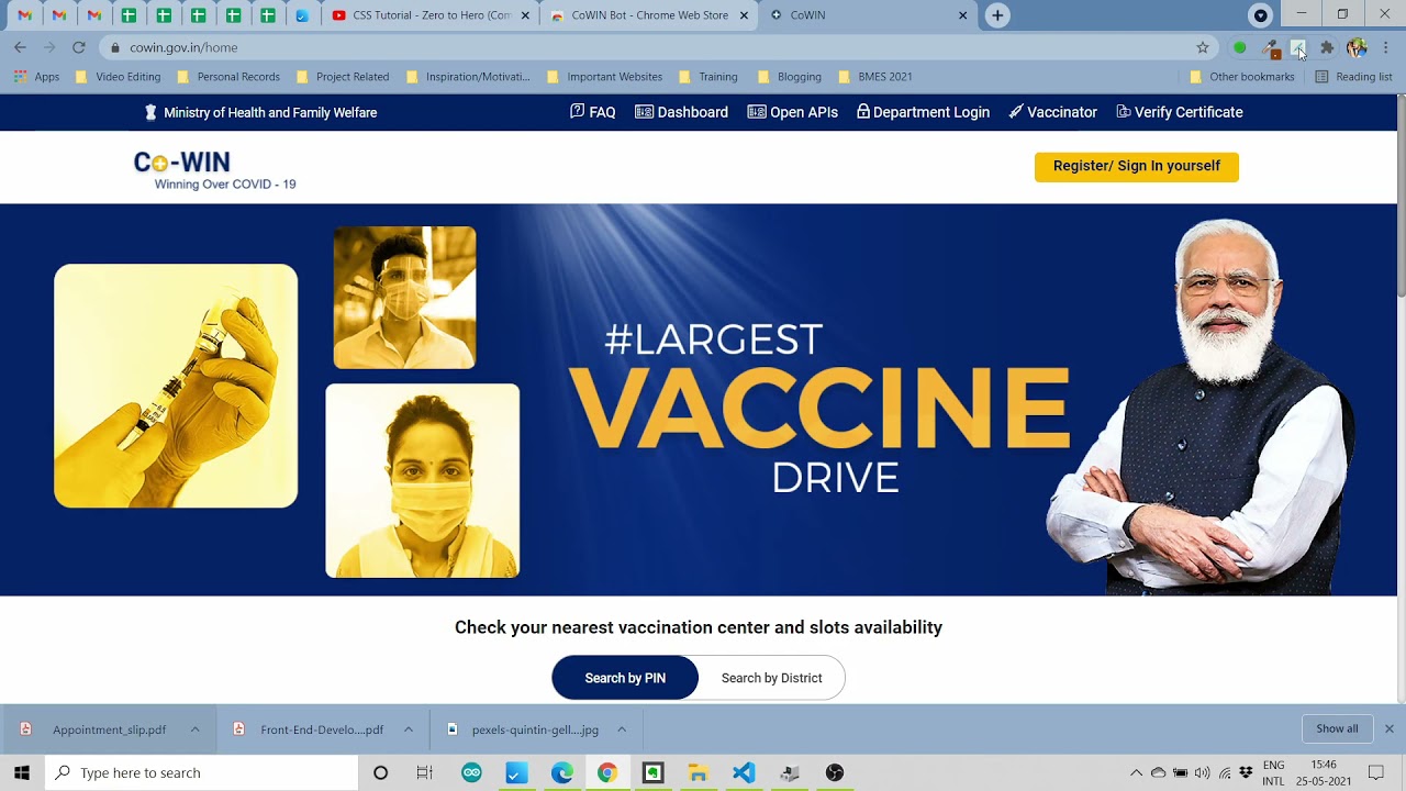 How to AUTOMATICALLY Book Vaccine Slot using Chrome Bot in Cowin App ?