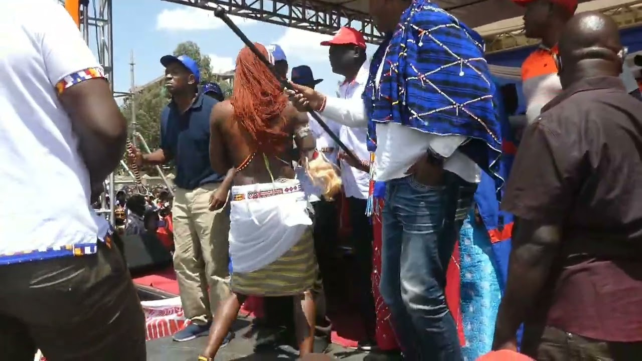 King Laiso live performance @ Azimio La Umoja Rally in Maralal.