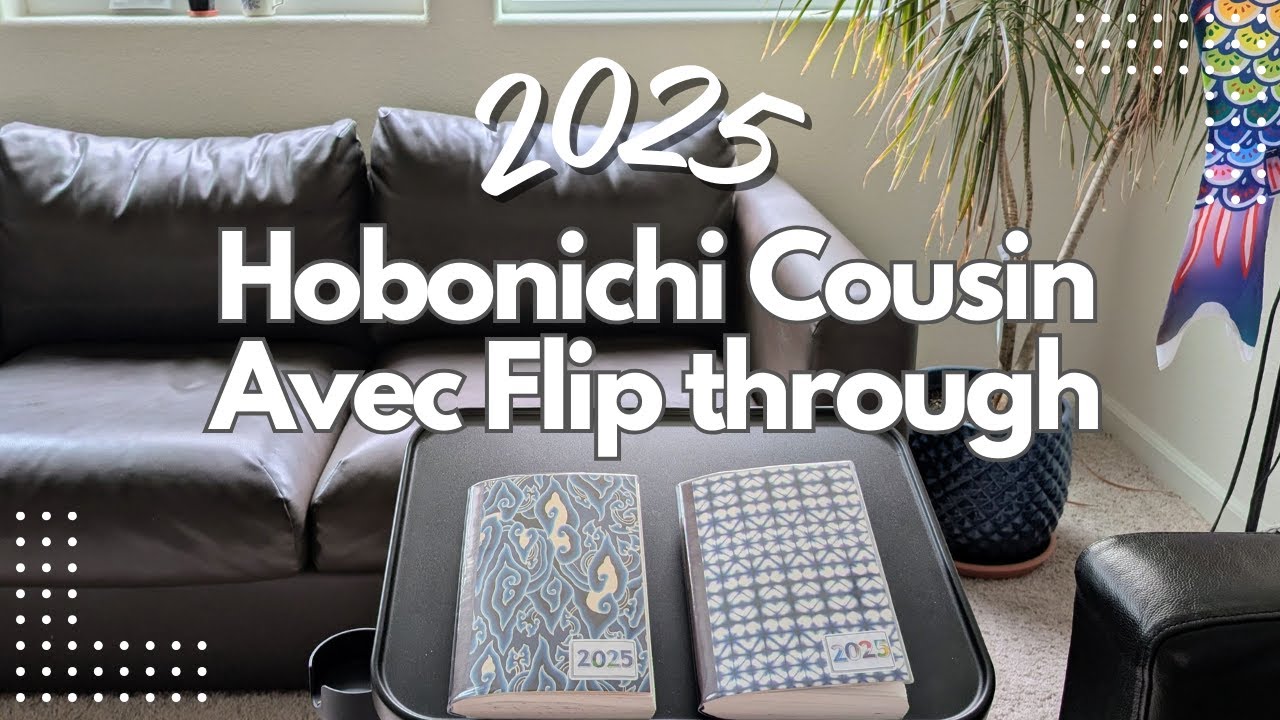 Ежедневник Planner Life: Hobonichi Cousin 2025 с функцией перелистывания страниц.