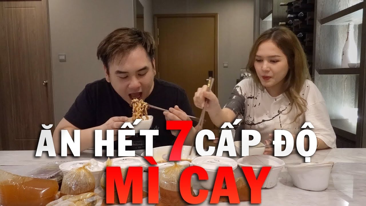 Cùng Xoài ăn hết 7 Cấp Độ Mì Cay!