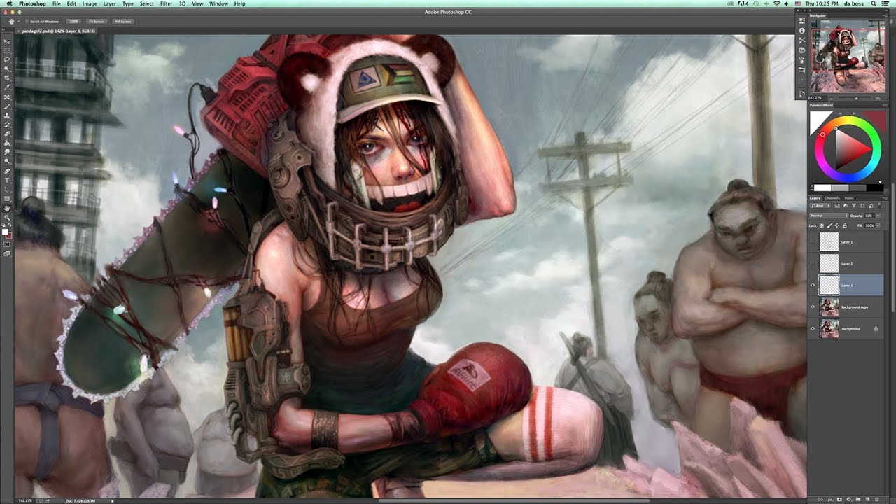 PS Speedpaint : Panda Kid