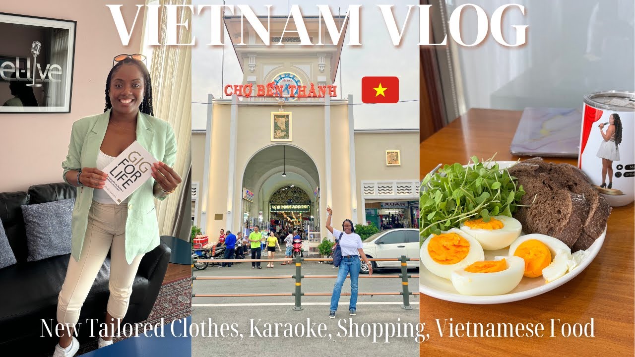 VIETNAM VLOG 2024 🇻🇳 | New tailored clothes, Karaoke, Shopping, Vietnamese Food and more✨