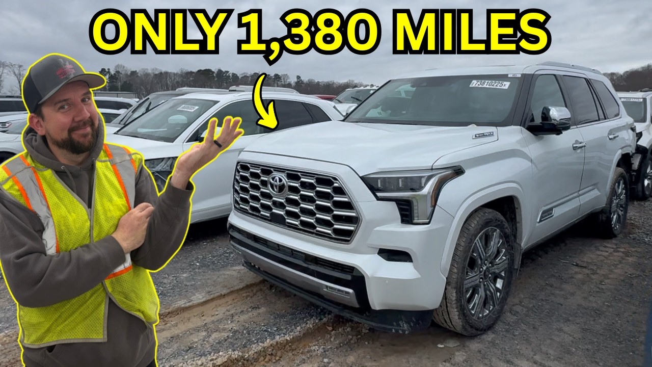 ONLY 1,380 Miles?! Rear Wrecked 2026 Toyota Sequoia