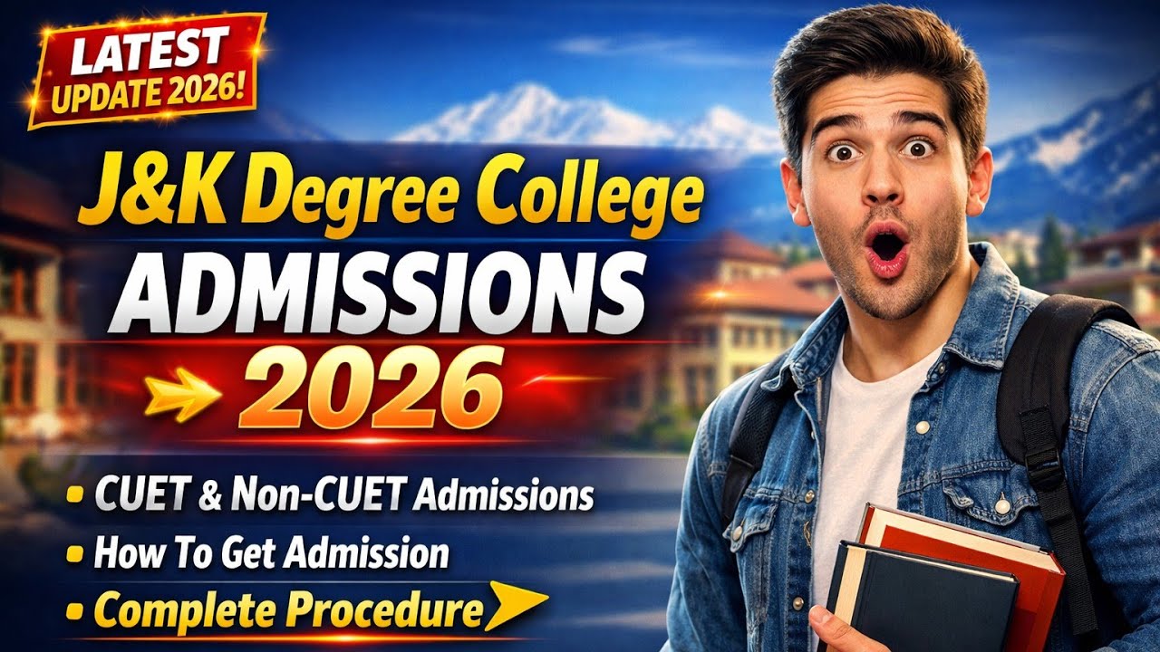 J&K Degree Colleges Admissions  Complete Procedure Discussed || CUET & Non CUET Admissions Watch