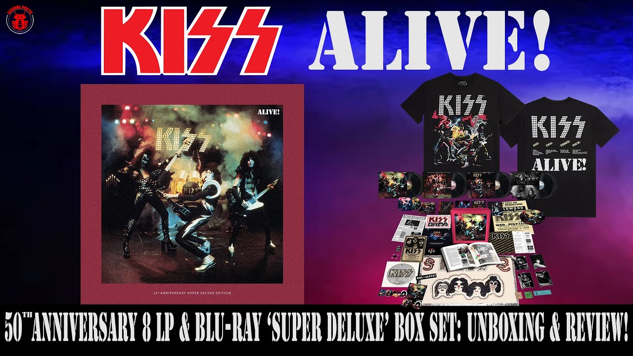 KISS “ALIVE!” 50th Anniversary Super Deluxe Vinyl Box Set | Unboxing & Review #kiss #vinyl #unboxing