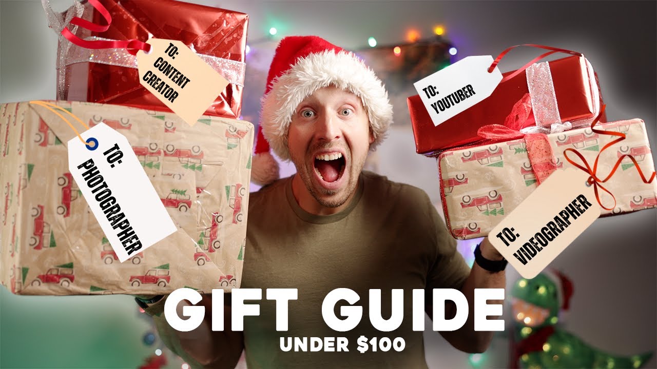 40 Gift ideas under $100 for Photographers, Videographers, Content Creators and Youtubers