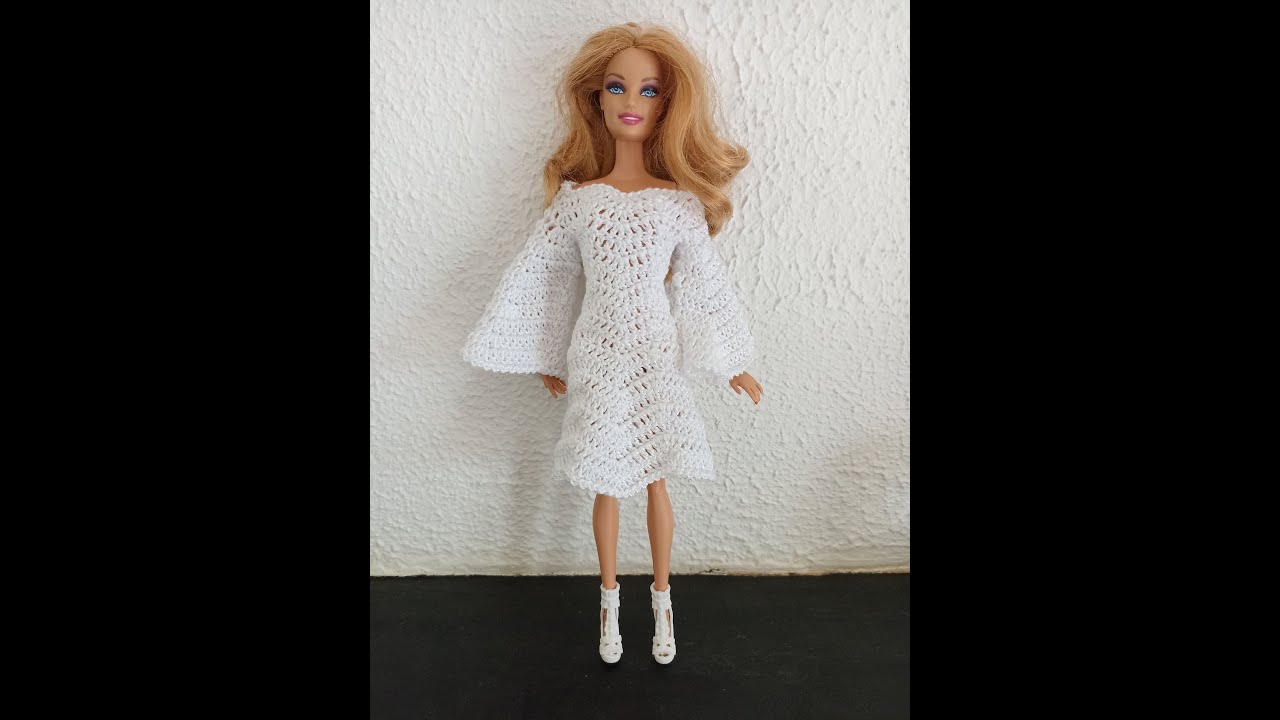 #tuto #barbie Magdalena 💖💖💖 #crochet #dress #doll #vestido #muñeca #fashionroyalty #integritytoys