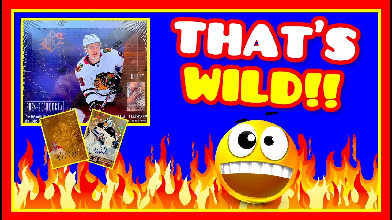 WILD!! 2024-25 Upper Deck SPx Hockey Hobby Box Break (2025)