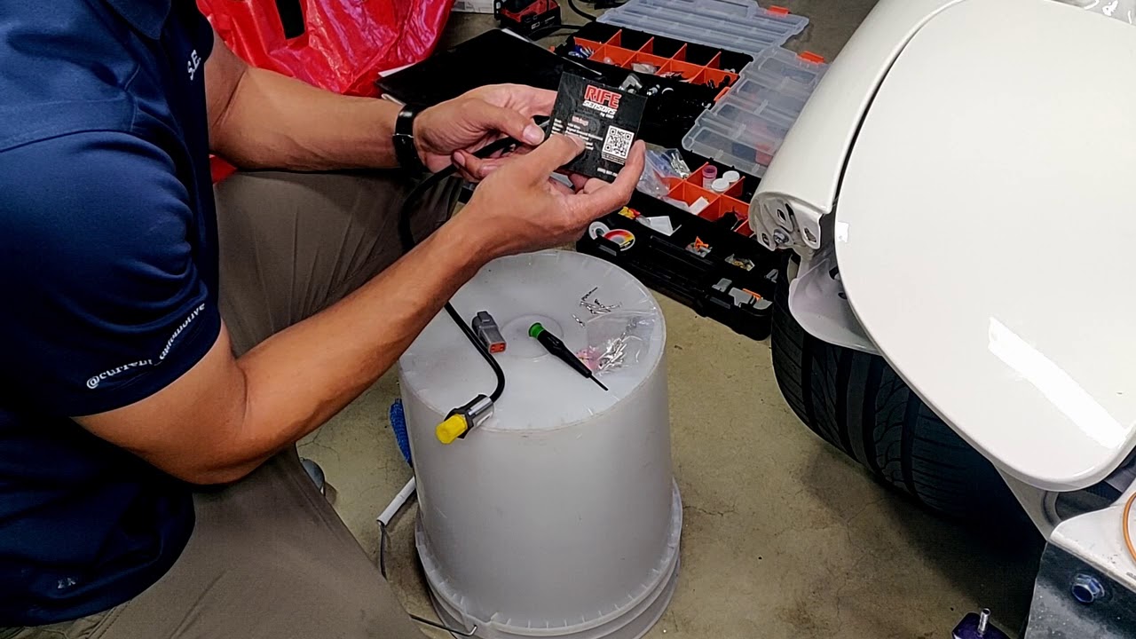 RX7 FD HALTECH 1500 INSTALLATION OF RIFE COMBO PRESSURE + TEMPATURE SENSOR = SIMPLICITY