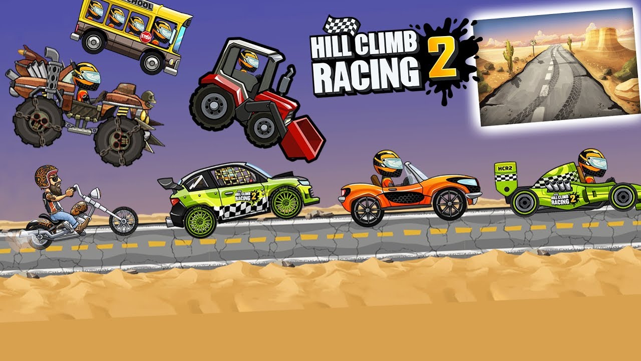 NEW CUP DESERT MILE - ALL CARS HILL CLIMB RACING 2