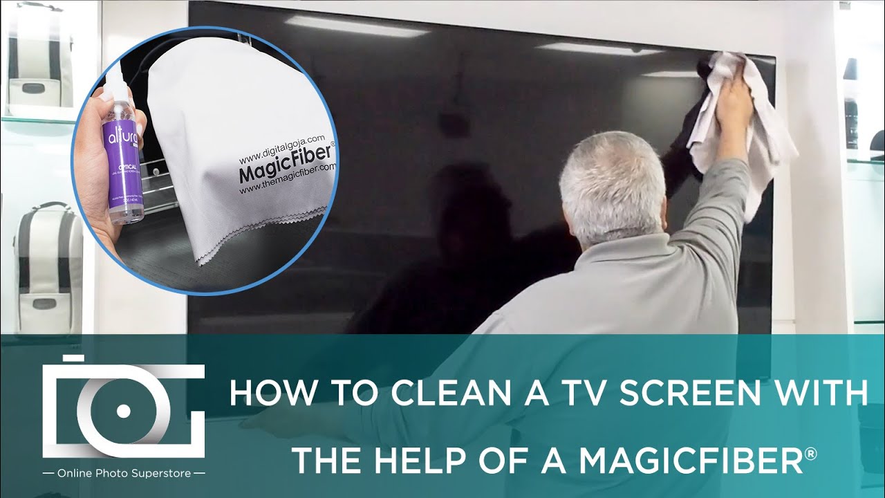 How to Clean an LED, LCD or Plasma TV Screen w/ Best MicroFiber Cleaning Cloth