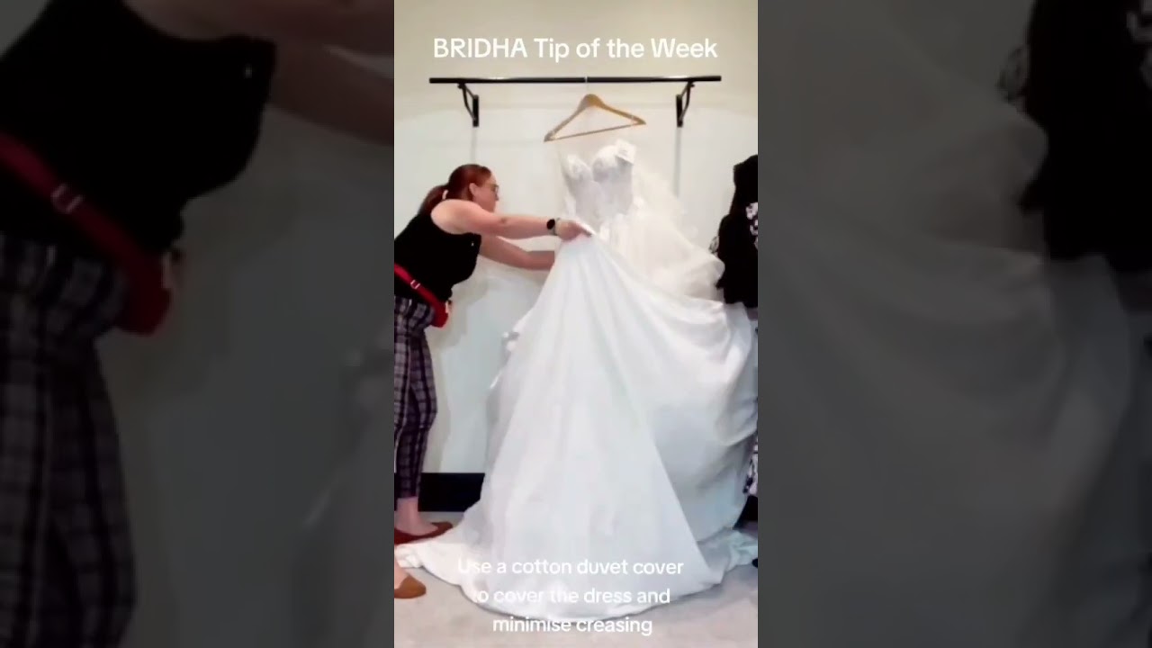 Wedding Dress Hack - How to store wedding dress before wedding