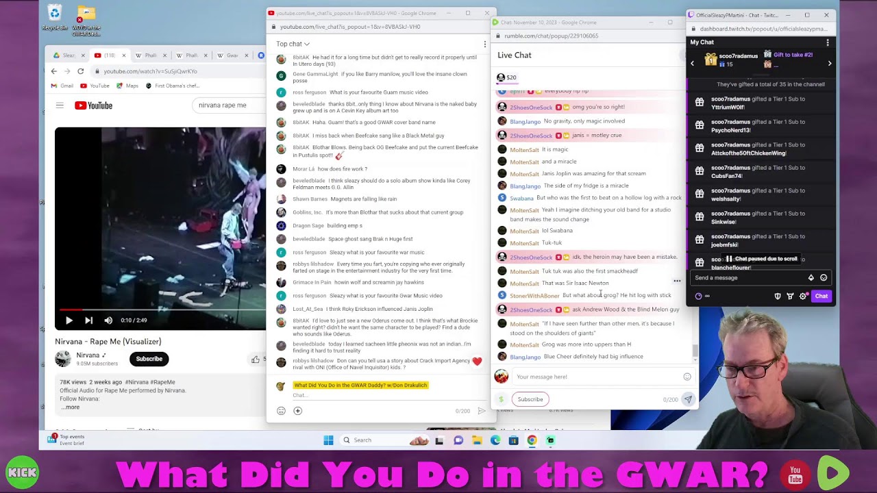 What Did You Do in the GWAR?: Phallus in Woderland