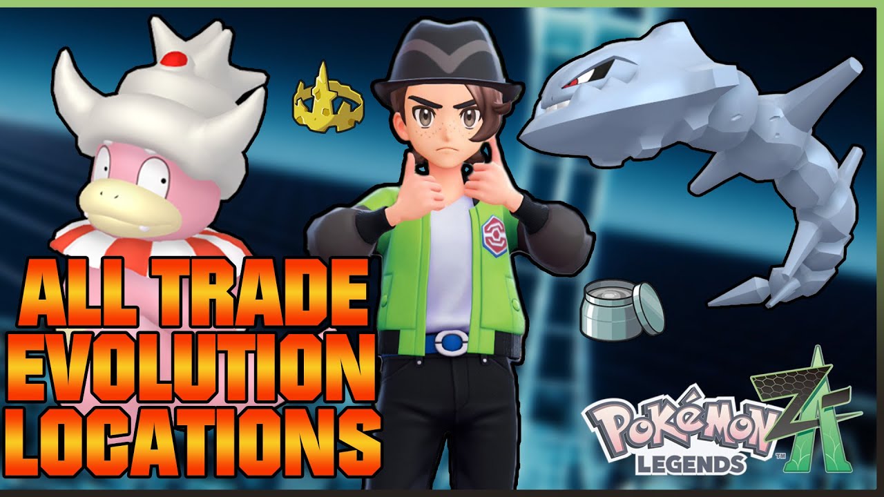 Все предметы для эволюции при обмене и места обитания покемонов в Pokémon Legends Z-A (полное рук...