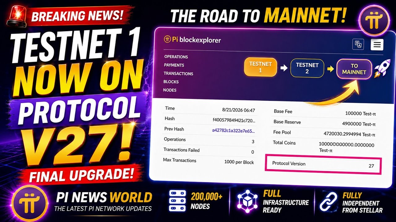 PIONEERS &mdash; The final upgrade is now live on Testnet 1. Is Mainnet next? ⚡🔥