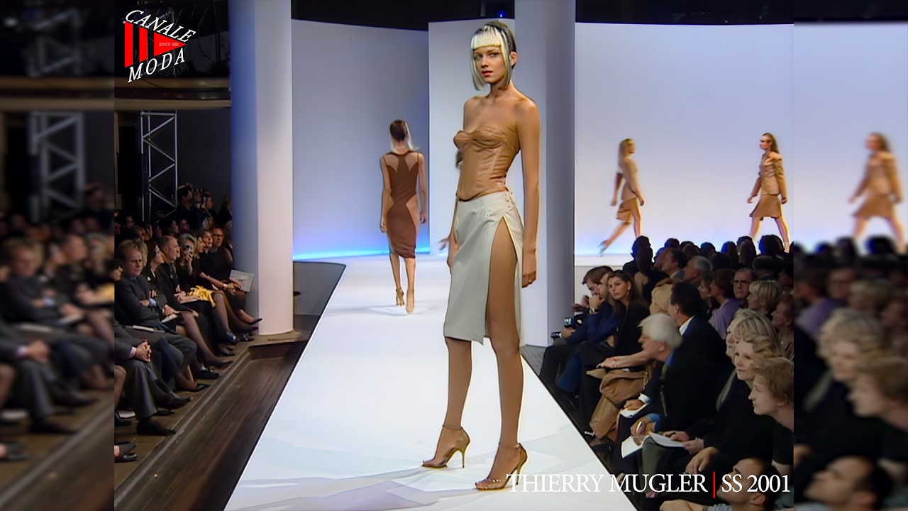 THIERRY MUGLER весна-лето 2001 Haute Couture Paris 4K - Canale Moda