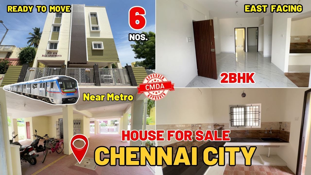 2BHK Flats for sale in Chennai | East Facing | Flat for sale in Saligramam | New Flats in Vadapalani