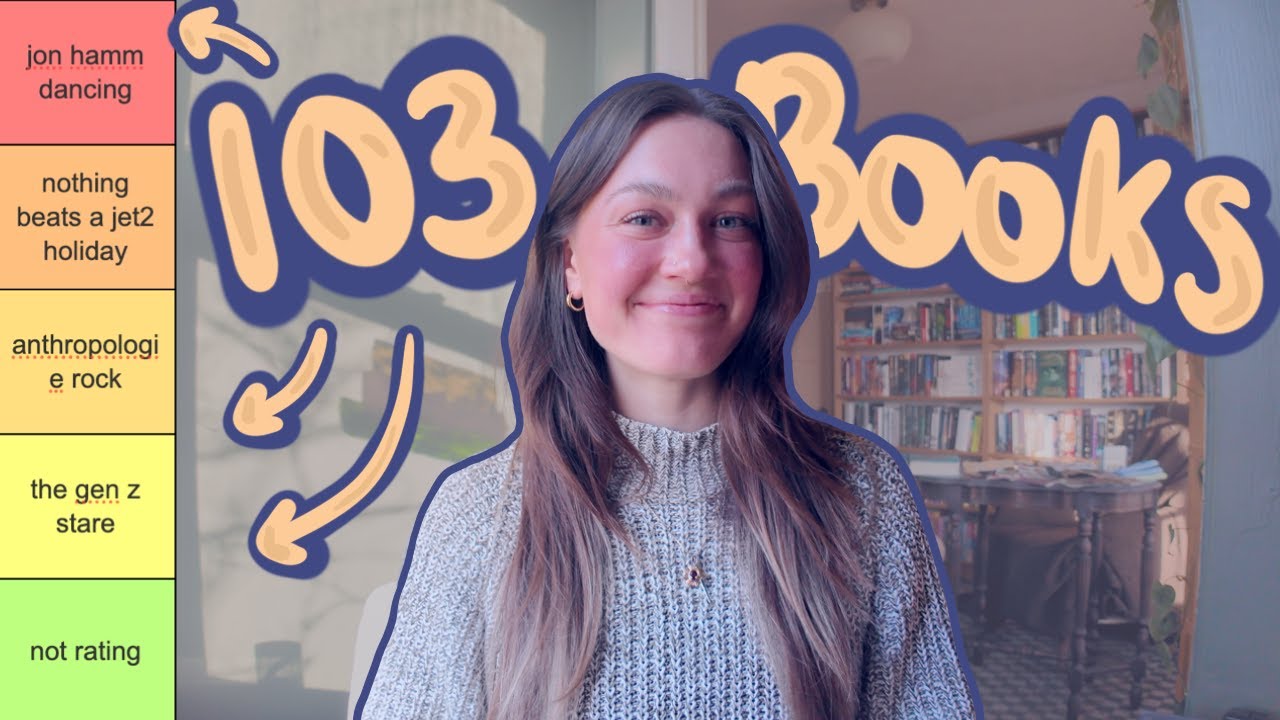 Tier Ranking Every Book I Read in 2025🤩 (103 Book Reviews🙂‍↕️!)