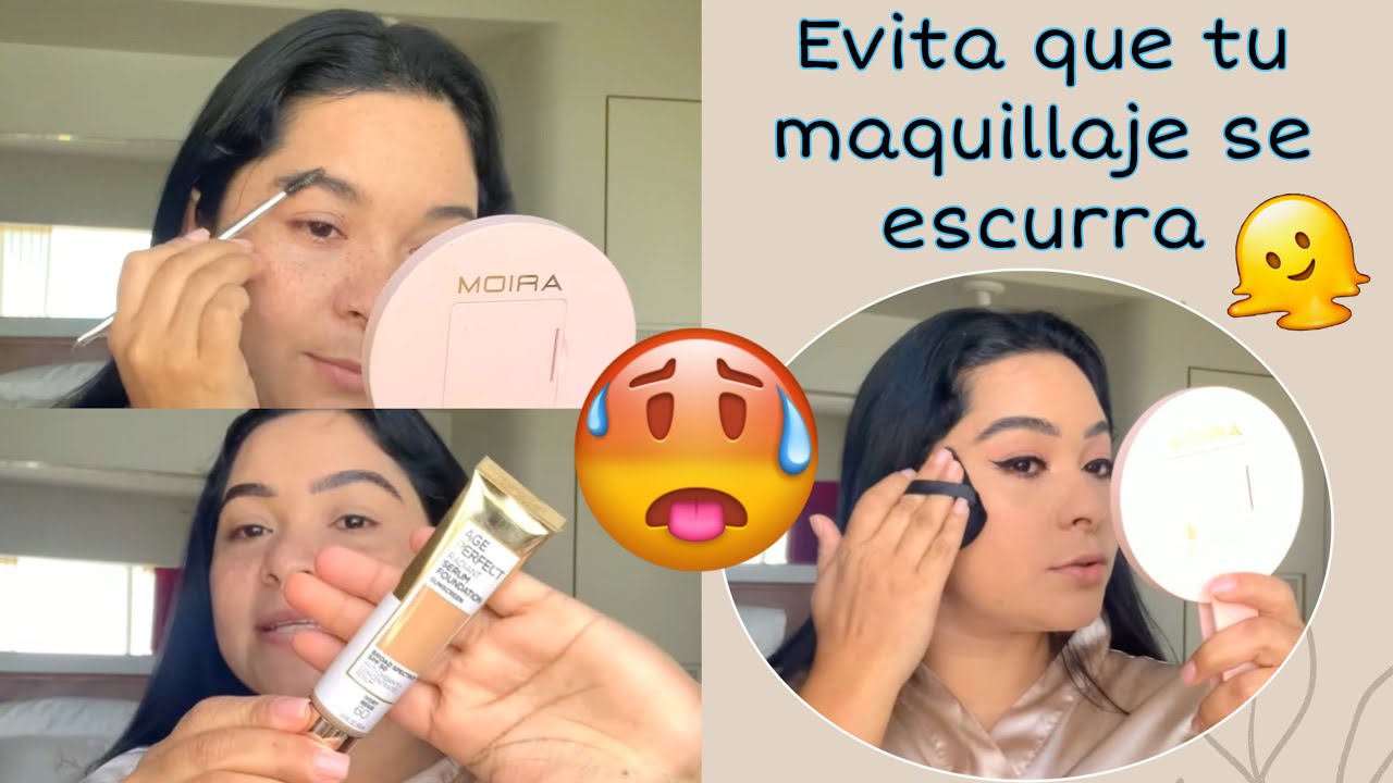 🥵 Tutorial de maquillaje resistente al calor🥵Este lo usé en Miami 😰Resiste sudor, fatiga y todo