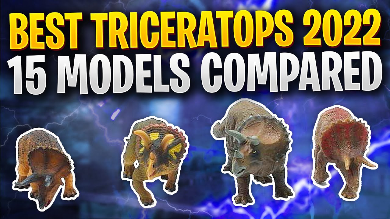 Triceratops Showdown - 15 models reviewed. Surprise Best Triceratops Winner !