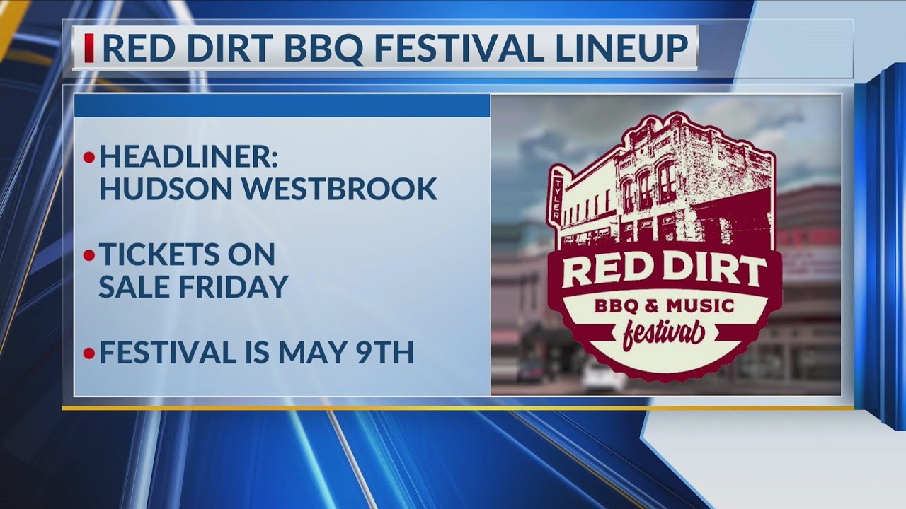 Tyler’s Red Dirt BBQ Music Festival reveals 2026 lineup
