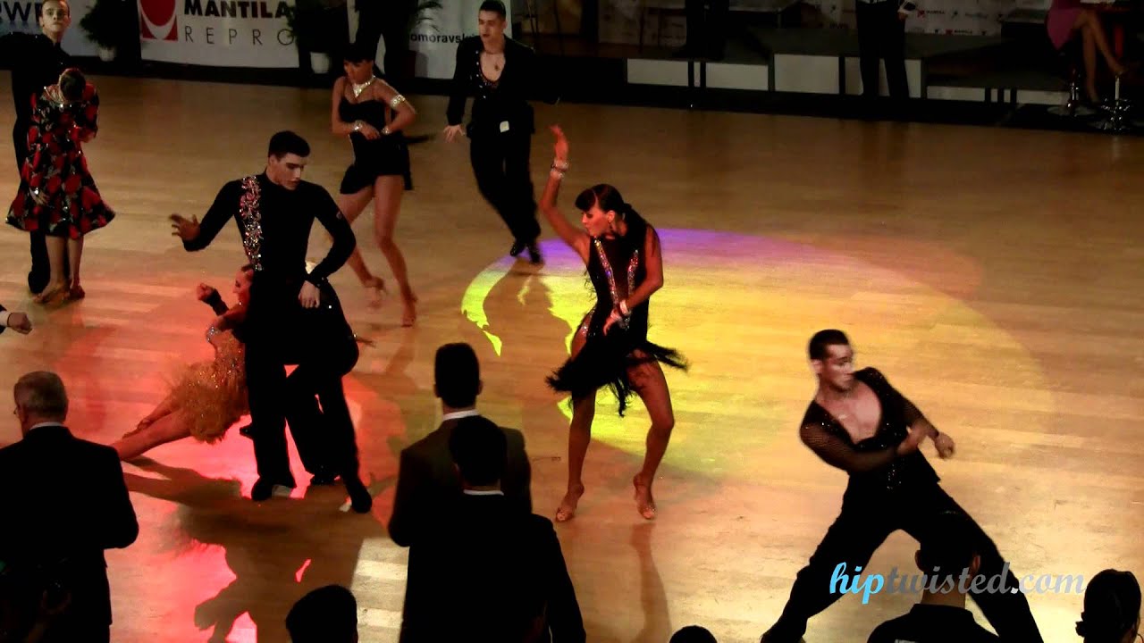 Michal Hornicek - Yana Grishchenko, Brno Open 2012, WDSF int open latin, 1. round - jive