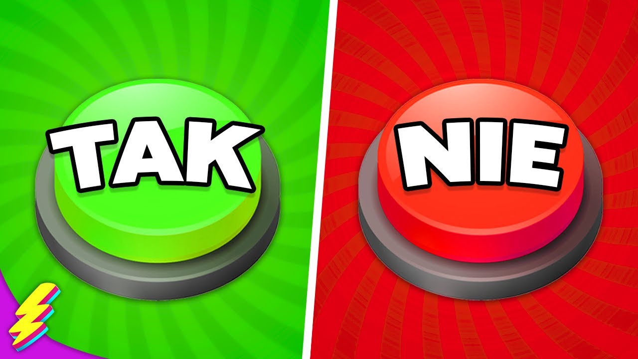 😱 Wybierz JEDEN PRZYCISK! 😱 TAK czy NIE 🟢🔴