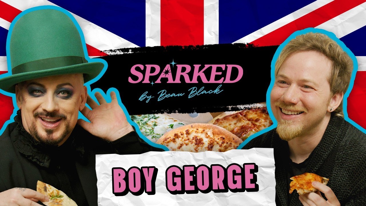 Бой Джордж ест пиццу и говорит о Боуи, таблоидах и многом другом! | Sparked