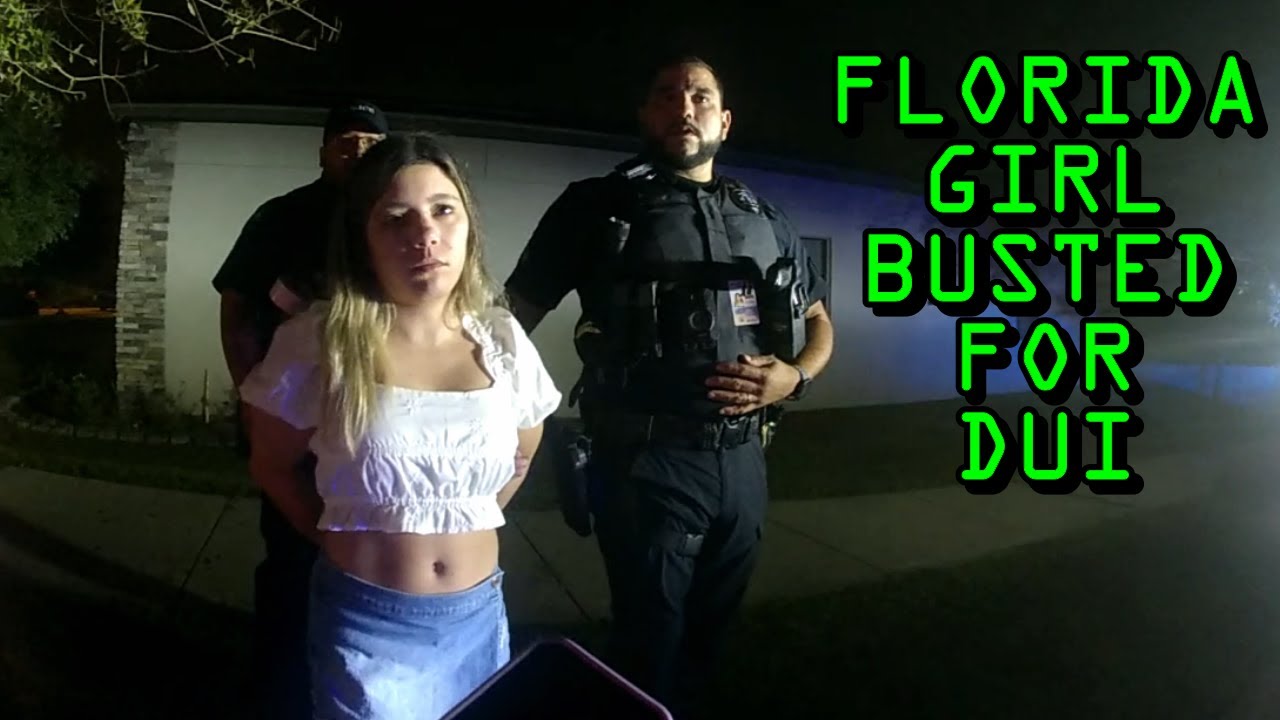Florida Girl gets Busted for DUI - Groveland, Florida - December 10, 2022