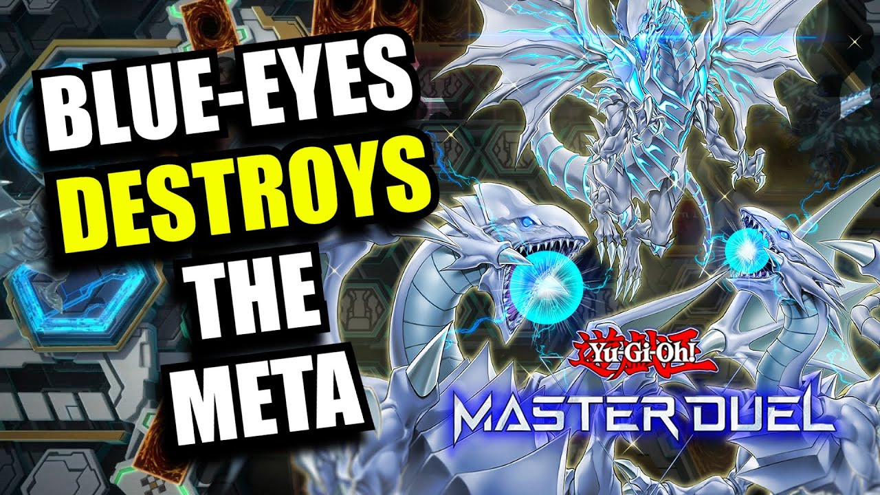 Blue-Eyes DESTROYS The META in Yu-Gi-Oh! Master Duel - Blue-Eyes Duels! - NEW SUPPORT!