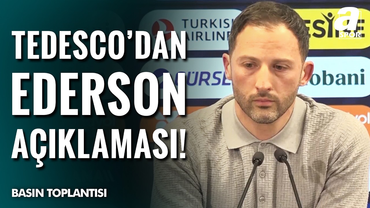 Fenerbahçe 1-1 Kasımpaşa | Domenico Tedesco Maç Sonu Basın Toplantısı